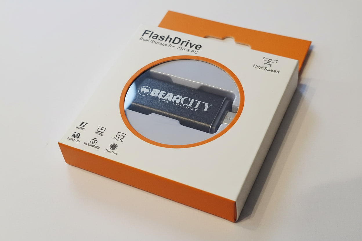 Flash Drive Bearcity front